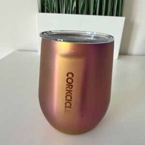 Corkcicle Gold and Pink Tumbler